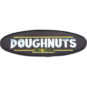 Doughnuts Embroidered Patch Front