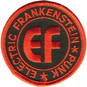 Electric Frankenstein Embroidered Patch Front