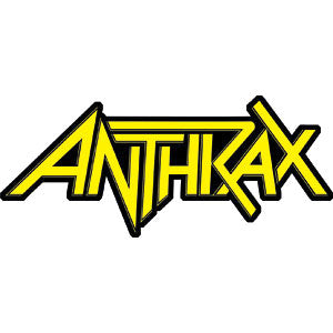 Anthrax Logo Embroidered Patch Front
