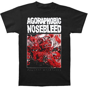 Agoraphobic Nosebleed Bestial T-shirt Front