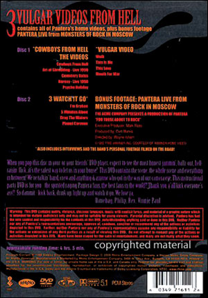 Pantera DVD