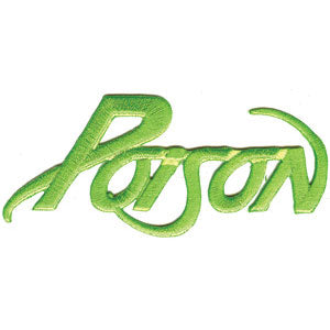 Poison Embroidered Patch Front