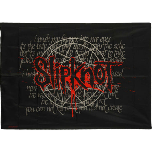 Slipknot Splattered Poster Flag Front