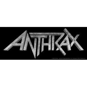 Anthrax Stone Logo Sticker Front