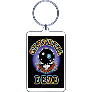 Grateful Dead Plastic Key Chain Front