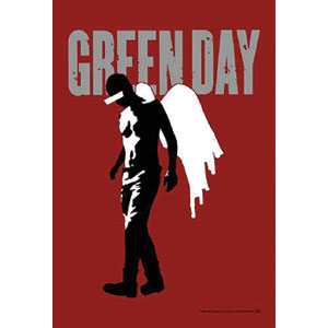 Green Day Poster Flag Front