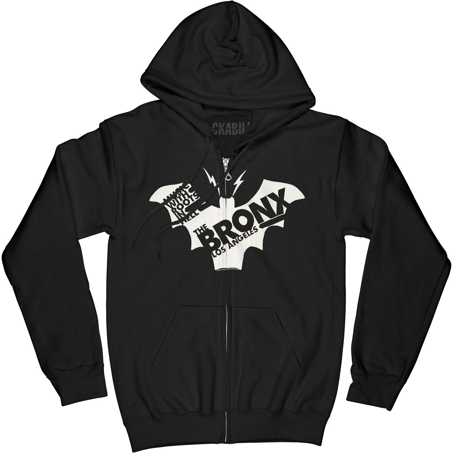 Bronx Zippered Hooded Sweatshirt Front