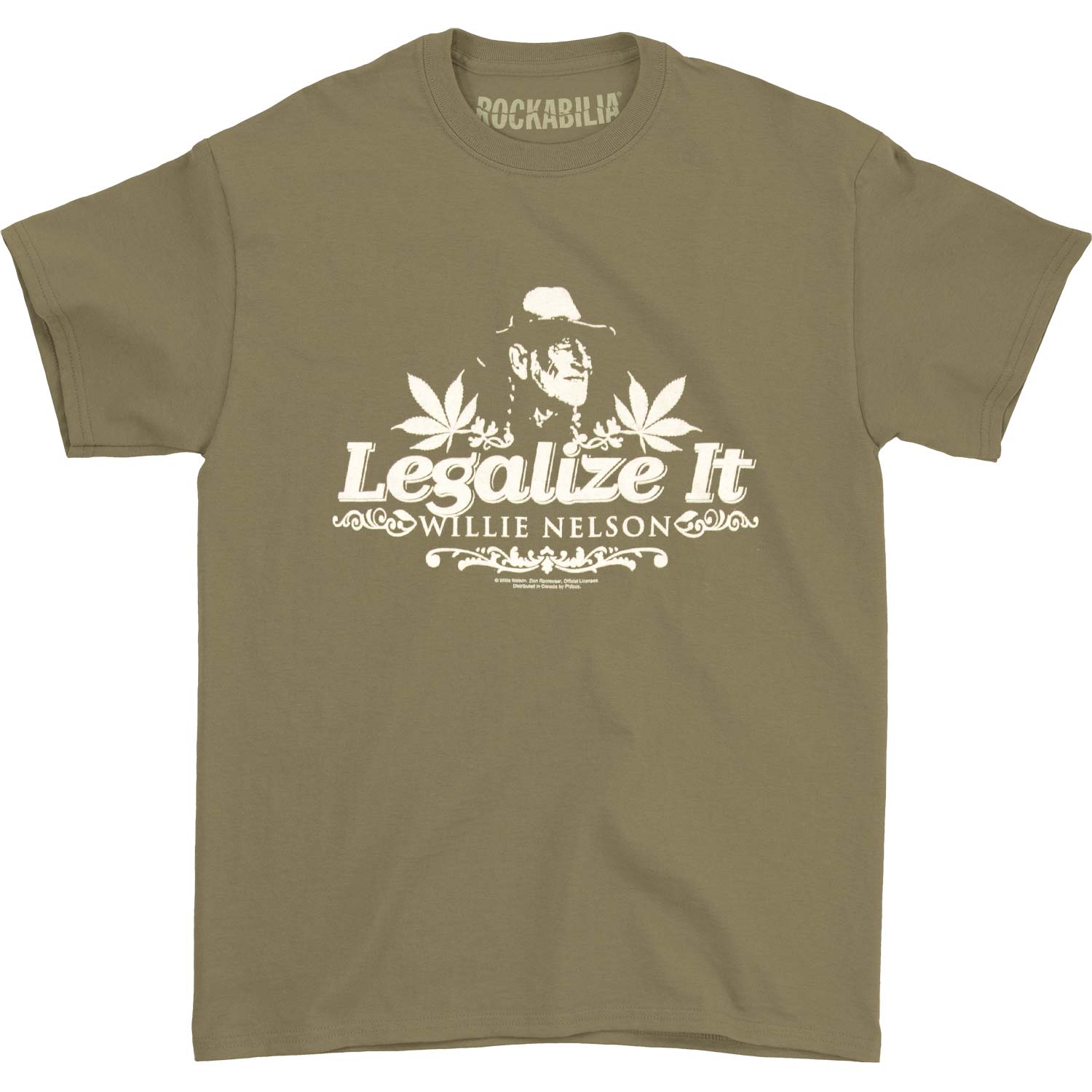 Willie Nelson T-shirt Front