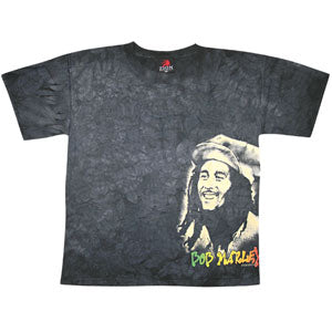 Bob Marley Smile Tie Dye T-shirt Front