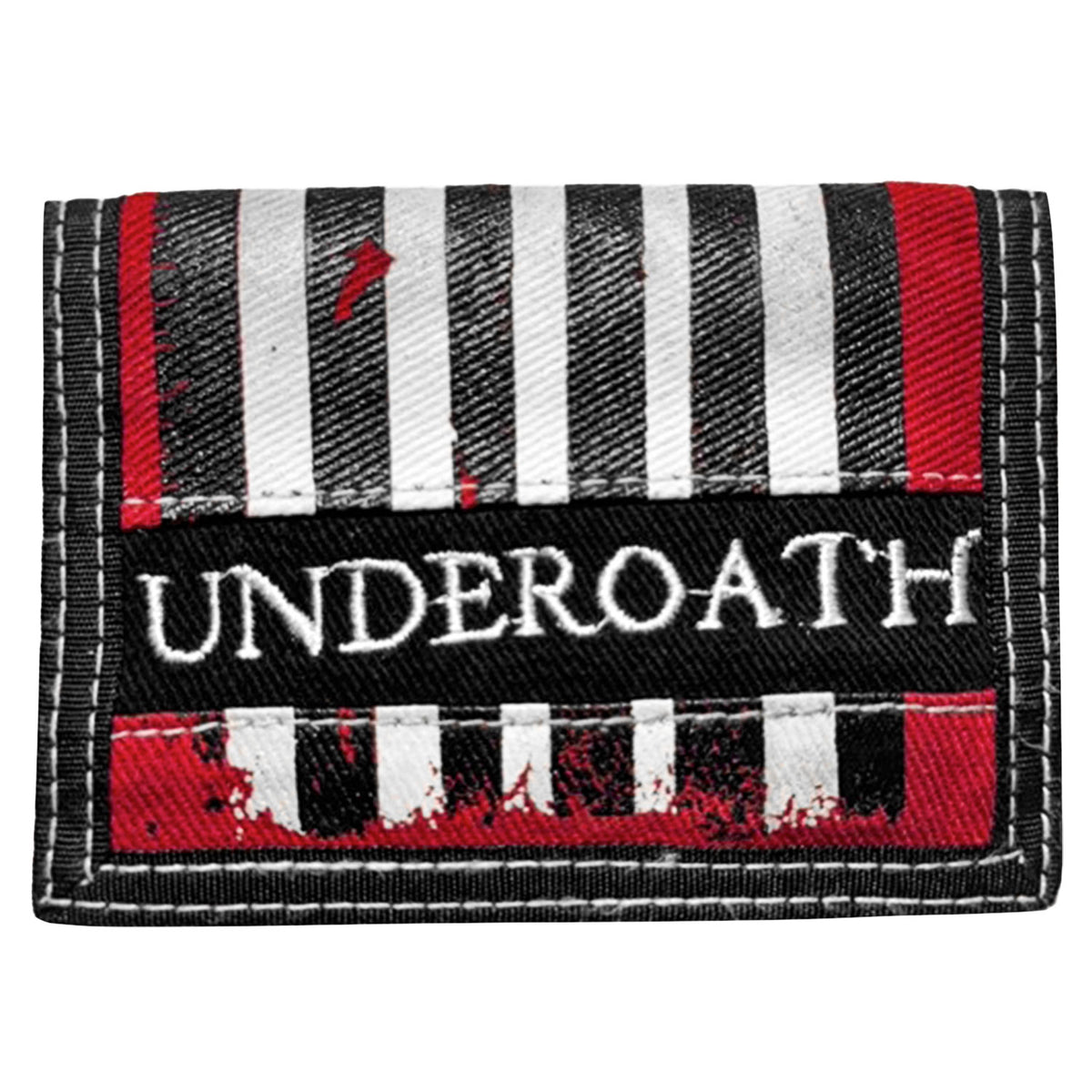 Underoath Grenade Flag Nylon Wallet Tri-Fold Wallet Front