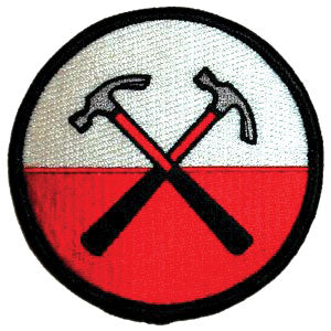 Pink Floyd 3D Hammers Circle Embroidered Patch Front