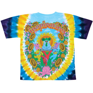 Grateful Dead Guru Bear Tie Dye T-shirt Back