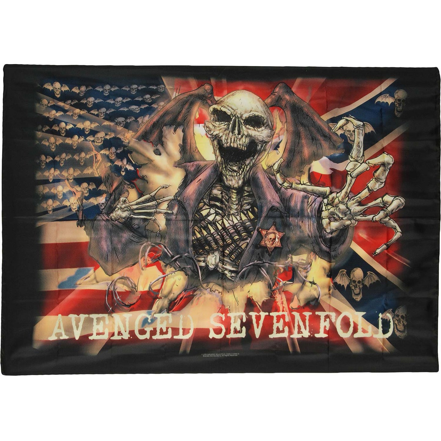 Avenged Sevenfold Confederate Poster Flag Front