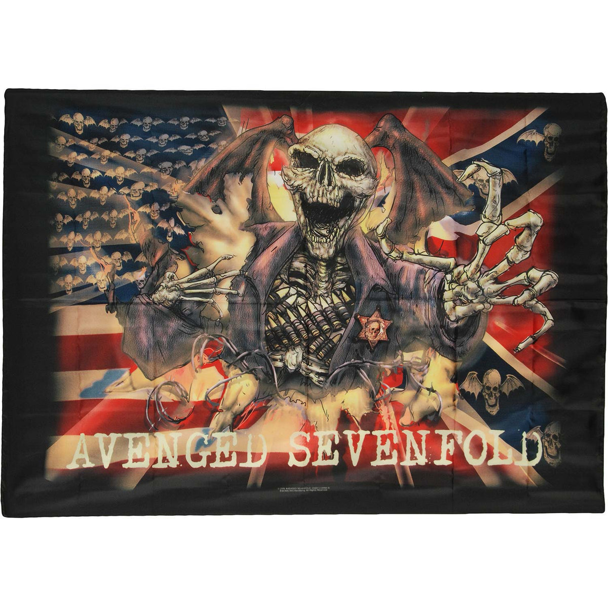 Avenged Sevenfold Confederate Poster Flag Front