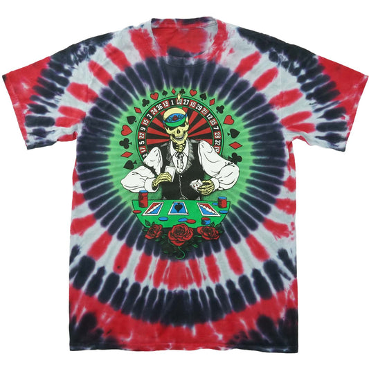 Grateful Dead Dealer Tie Dye T-shirt Front