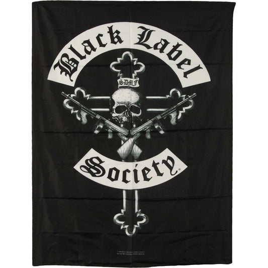 Black Label Society Crucifix Poster Flag Front