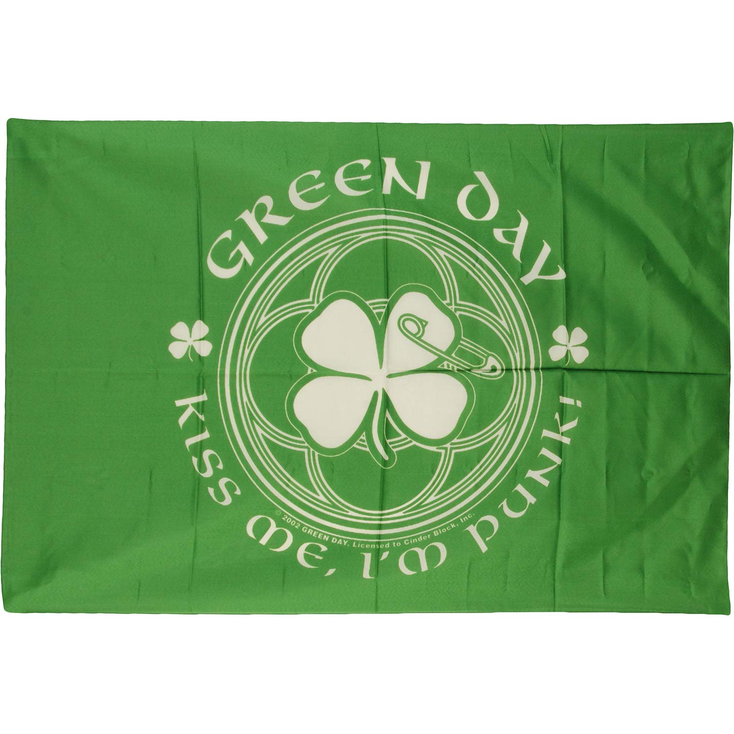 Green Day Poster Flag Front