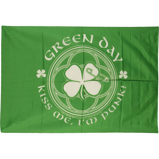 Green Day Poster Flag Front
