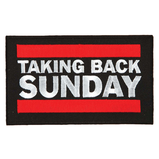 Taking Back Sunday Embroidered Patch Front
