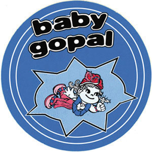 Baby Gopal Sticker Front