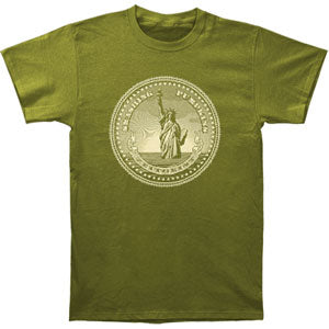 Smashing Pumpkins Zeitgeist (coin) Slim Fit T-shirt Front