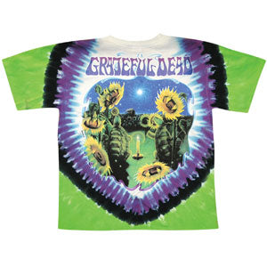Grateful Dead Sunflower Terrapin Tie Dye T-shirt Back