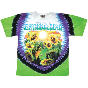Grateful Dead Sunflower Terrapin Tie Dye T-shirt Front