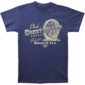 Phish Coney Island Navy T-shirt