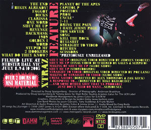 Mindless Self Indulgence DVD