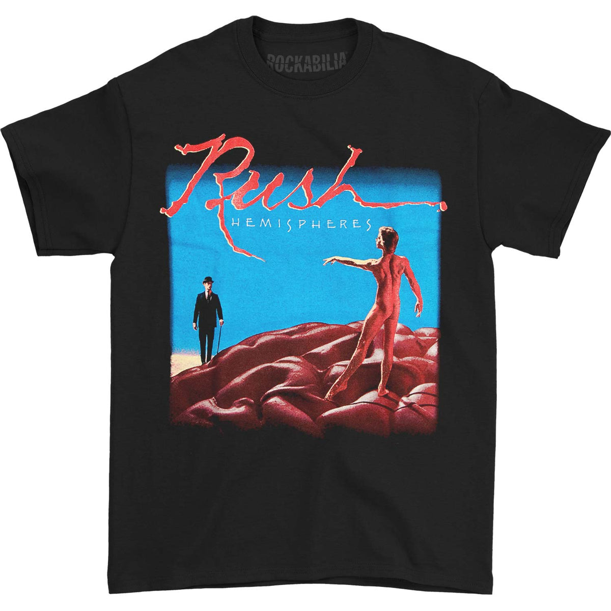 Rush Hemispheres T-shirt Front
