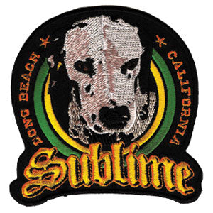 Sublime Lou Dog Embroidered Patch Front