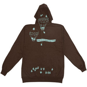 Clap Your Hands Say Yeah Zippered Hooded Sweatshirt Back