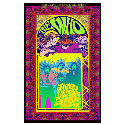 The Who Concert Promo Poster