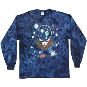 Spaceface Tie Dye  Long Sleeve