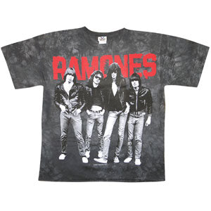 Ramones Debut Album Tie Dye T-shirt Front