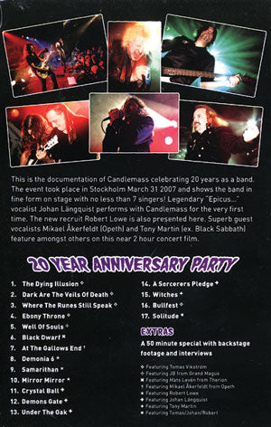 Candlemass DVD