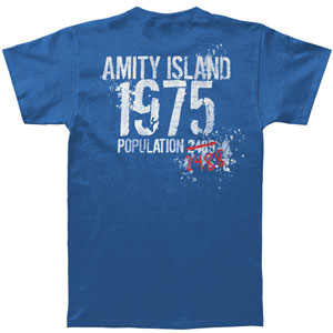 Jaws 1975 Slim Fit T-shirt Back