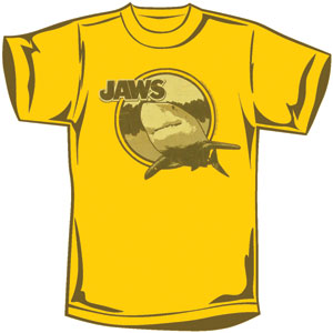 Yellow Jaws Slim Fit T-shirt Front