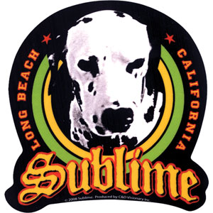Sublime Lou Dog Sticker Front
