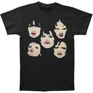 New York Dolls Faces Slim Fit T-shirt Front