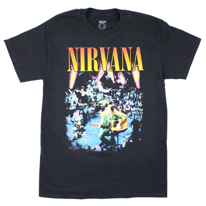 Nirvana Live Concert Photo T-shirt Front
