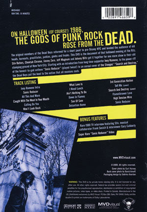 Dead Boys DVD