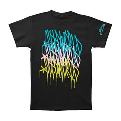 Cold World Logo Repeat: Black T-shirt