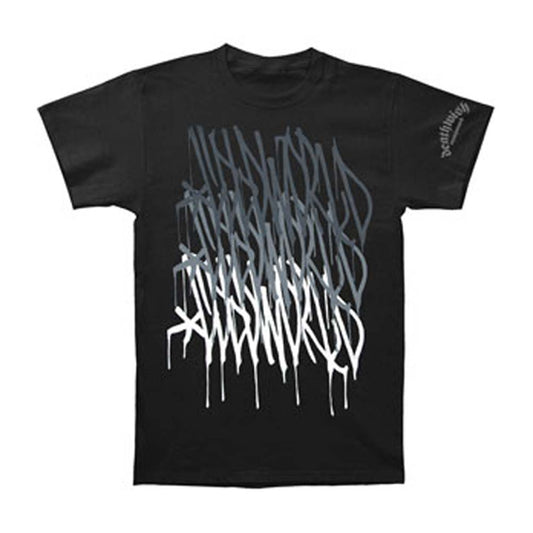 Cold World Cold World Logo Repeat: Black T-shirt