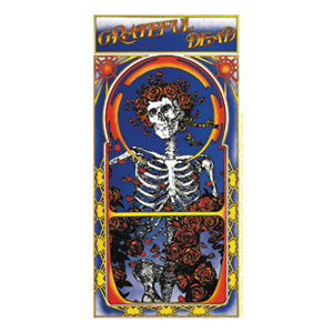Grateful Dead Skull & Roses Sticker Front