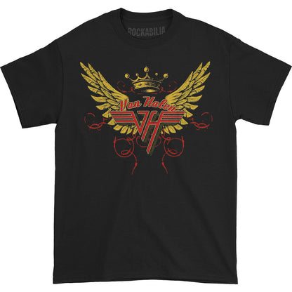 Van Halen Retail Wings Black T-shirt Front
