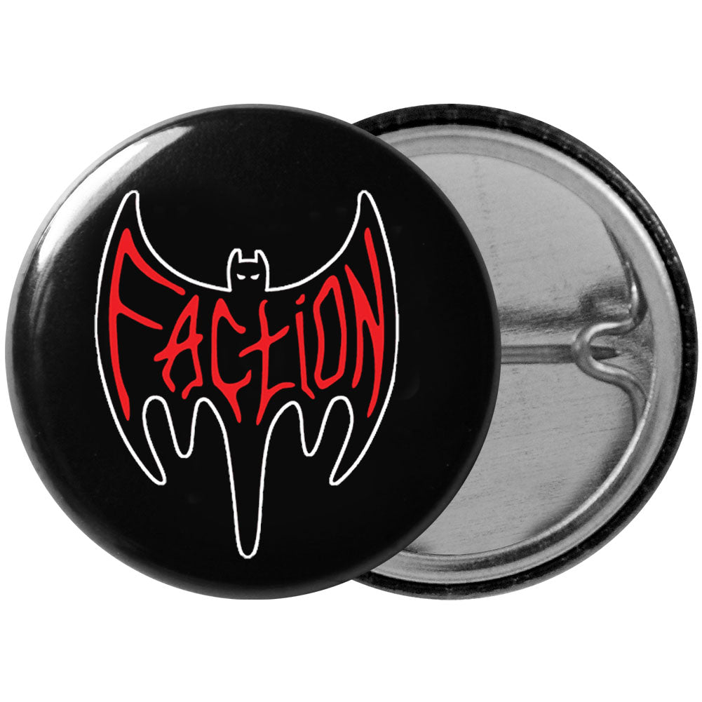 Faction - Bat Logo Button Button Front
