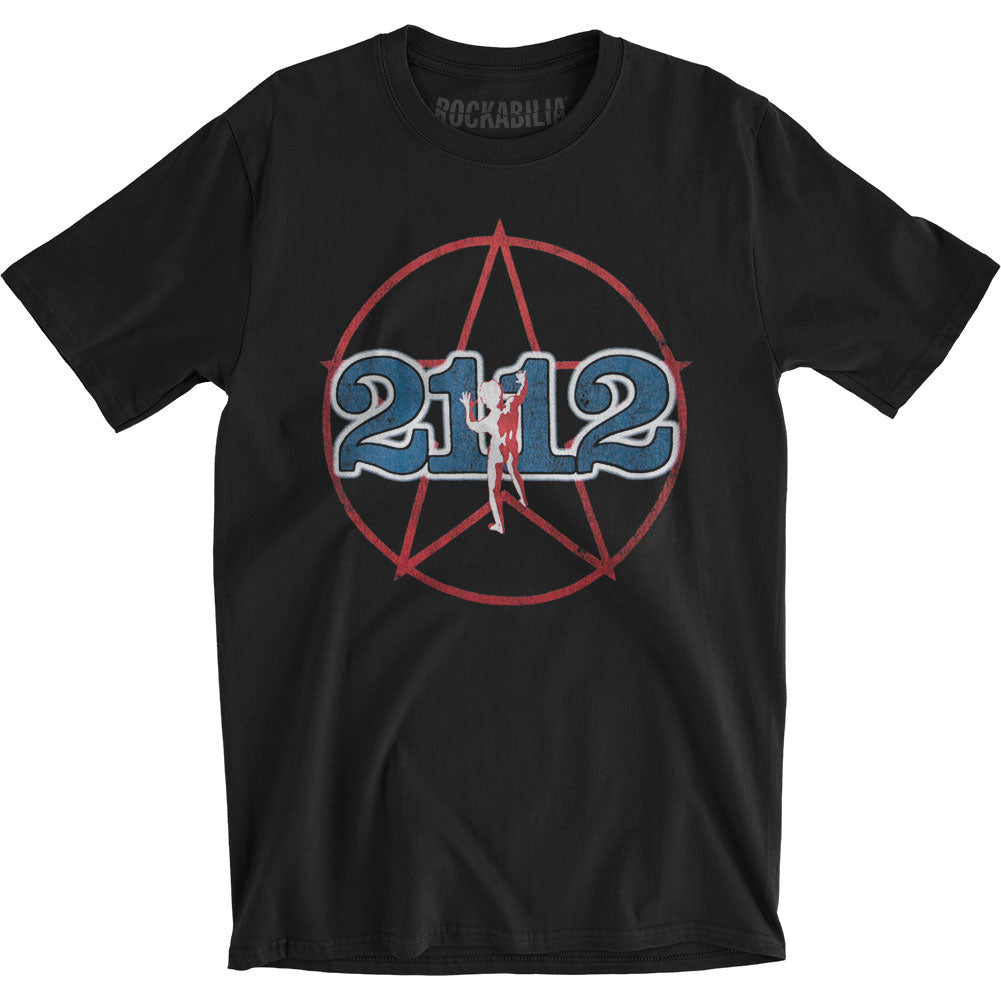 Rush 2112 Starman Tour 1976 Slim Fit T-shirt Front