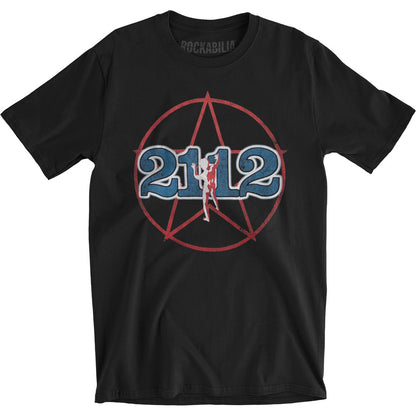 Rush 2112 Starman Tour 1976 Slim Fit T-shirt Front