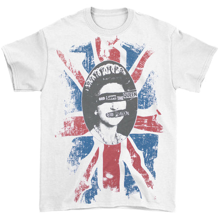 Faded Vintage God Save The Queen T-shirt